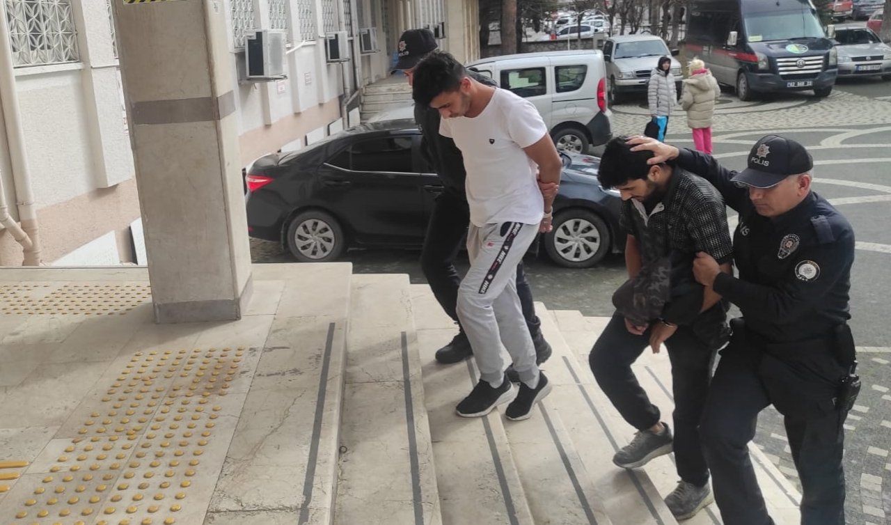 Konya'da Hırsızlık Şüphelisi 2 Kişi Tutuklandı 