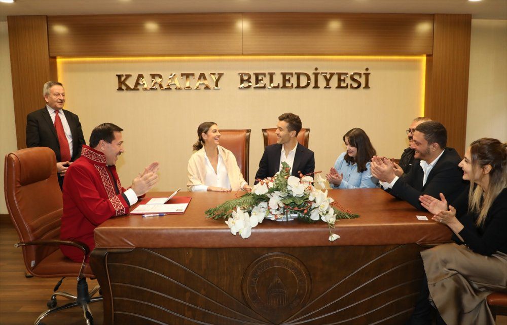Konyasporlu Sitya Karatay'da Nikah Masasına Oturdu!