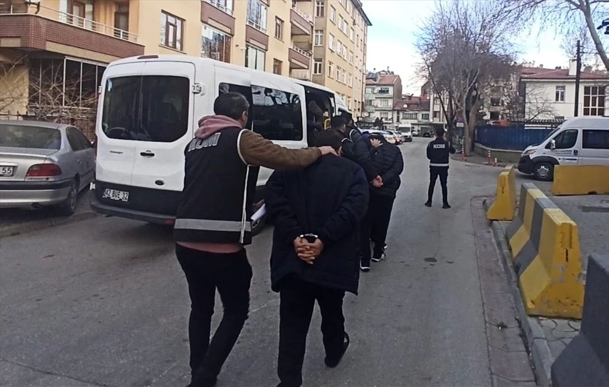 Konya'daki Suç Örgütü Soruşturmasında 5 Tutuklama