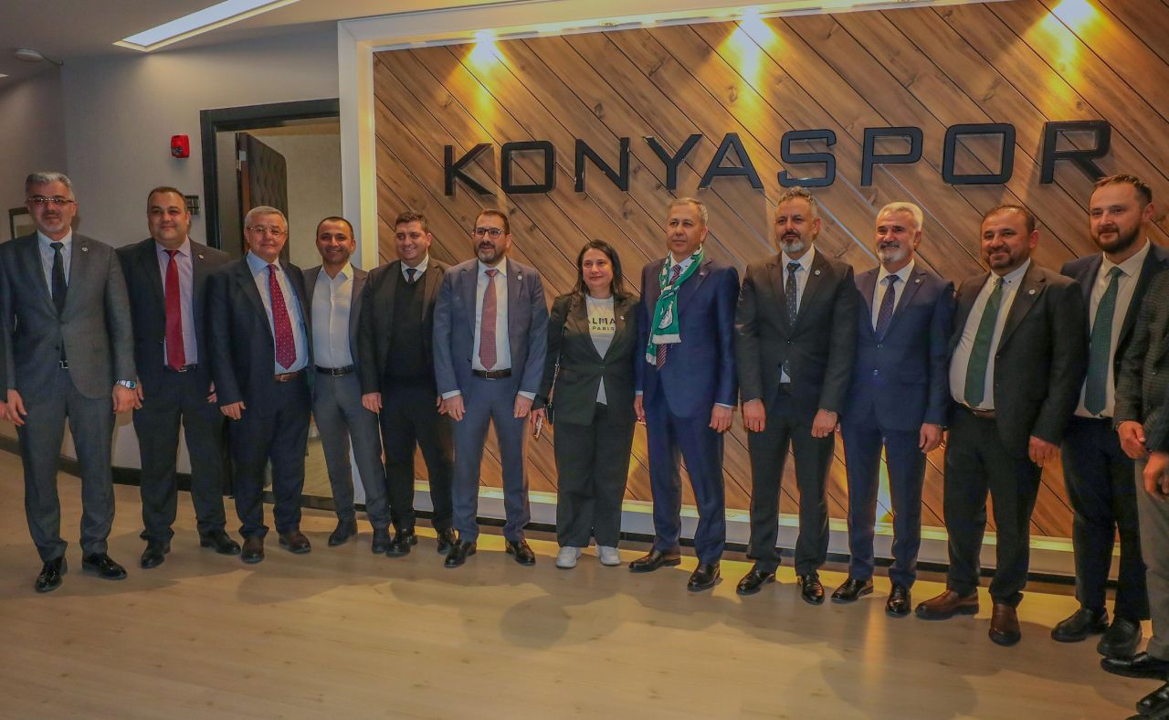 Bakan Yerlikaya Konyaspor'u Ziyaret Etti