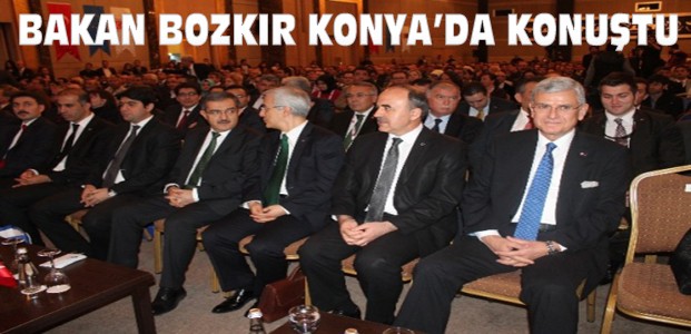 AB Bakanı Bozkır'dan Konya'da Açıklamalar