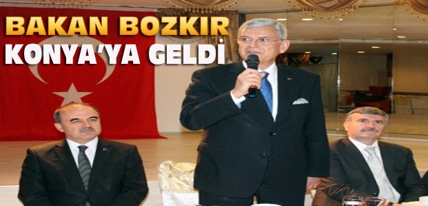 AB Bakanı Volkan Bozkır Konya'ya Geldi