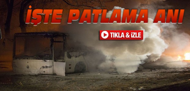 Ankara'daki Patlama Anı-VİDEO