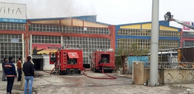 Konya'da Atış Poligonunda Yangın