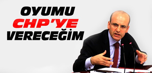 Bakan Şimşek: Oyumu CHP'ye Vereceğim
