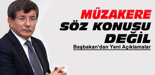Başbakan Davutoğlu'ndan Yeni Açıklamalar