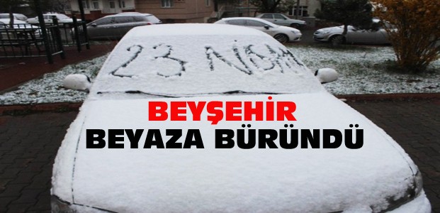 Beyşehir'de Kar Yağışı