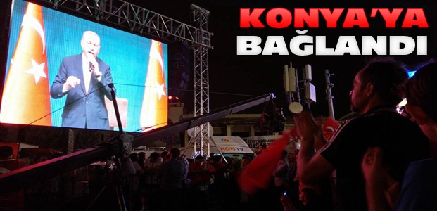 Cumhurbaşkanı Erdoğan Konya'ya Canlı Bağlandı