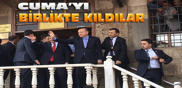 Cumhurbaşkanı Erdoğan ve Davutoğlu Konya'da 