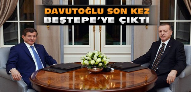 Davutoğlu Erdoğan'a istifasını sundu