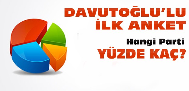 Davutoğlu'lu İlk Ankette Partilerin Oy Oranları?