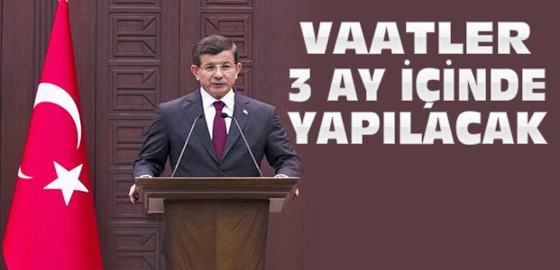 Davutoğlu'ndan Seçim Vaatleri Açıklaması