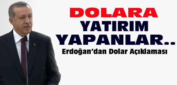 Erdoğan Dolara Yatırım Yapanları Uyardı