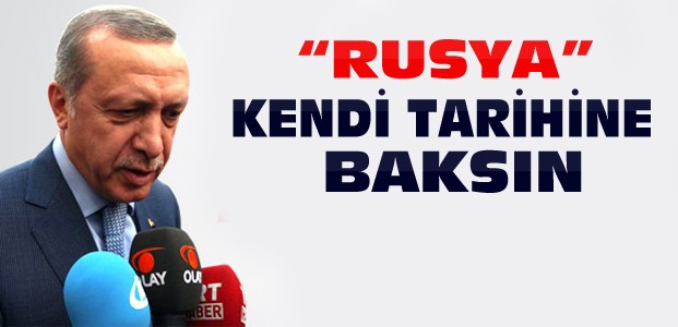 Erdoğan Havaalanında Soruları Cevapladı