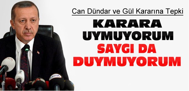 Erdoğan'dan Can Dündar Kararına Sert Tepki