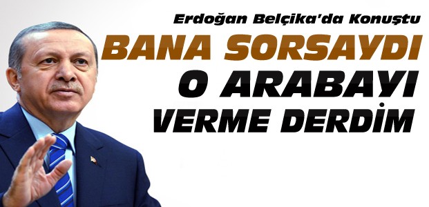 Erdoğan'dan Diyanet Makam Aracı Açıklaması