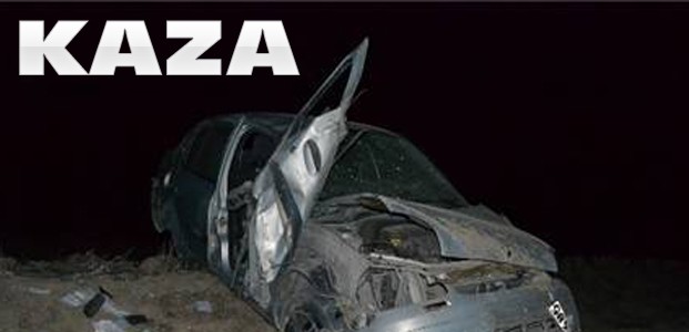 Kaza:Otomobil Tarlaya Uçtu