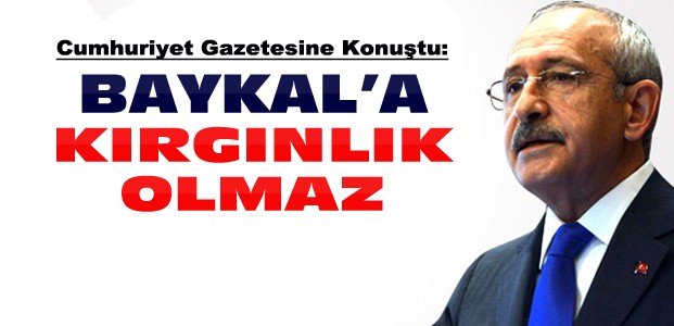 Kılıçdaroğlu Cumhuriyet Gazetesine Konuştu