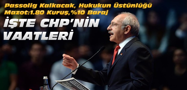Kılıçdaroğlu Seçim Bildirgesini Açıkladı-İşte Detaylar