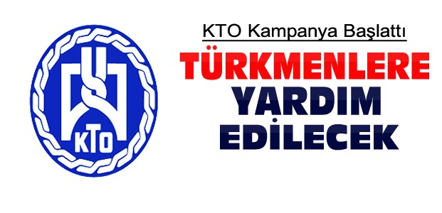Konya Ticaret Odasından Türkmenlere Yardım Eli