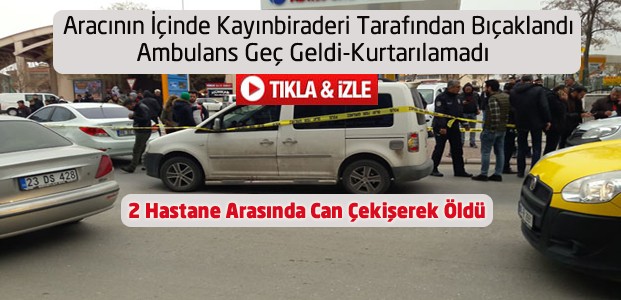 Konya'da Cinayet-Ambulans Gecikti-Vatandaş Tepki Gösterdi-VİDEO