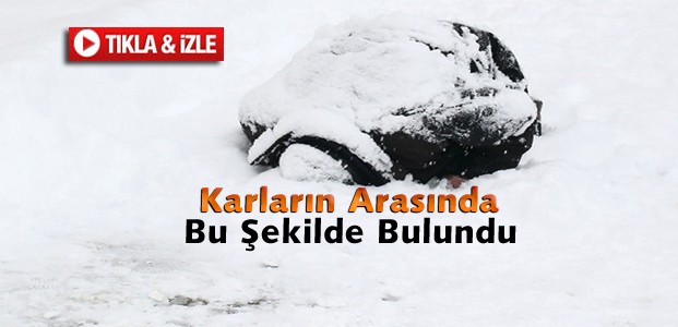 Konya'da Karların Arasında Ölü Bulundu-VİDEO