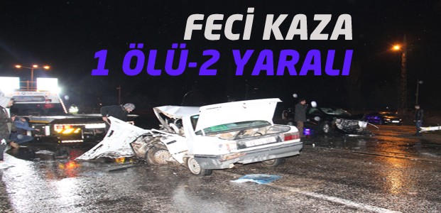 Konya'da Kaza:1 Ölü 2 Yaralı