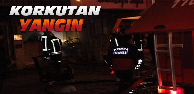 Konya'da Kuaför Salonunda Yangın Çıktı