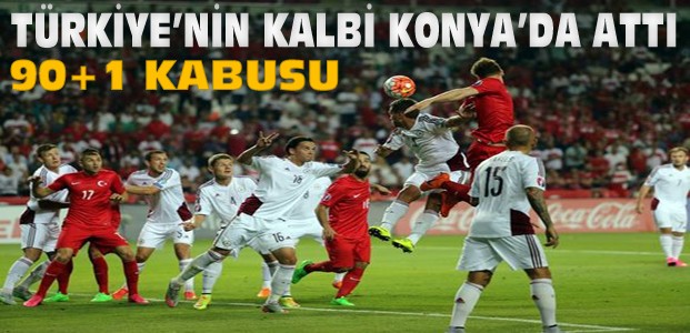Konya'da Oynanan Türkiye Letonya Maçı 1-1