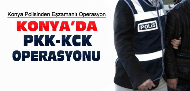 Konya'da PKK Operasyonu:7 Gözaltı