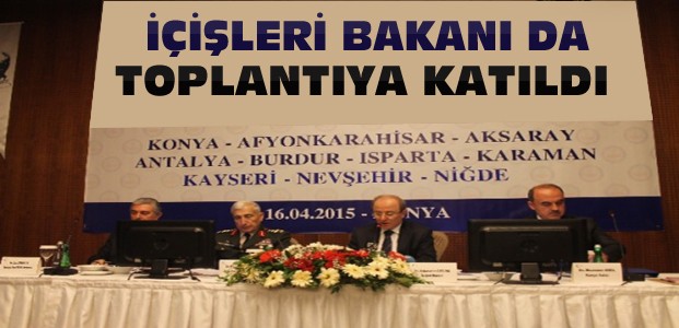 Konya'da Seçim Güvenliği Toplantısı