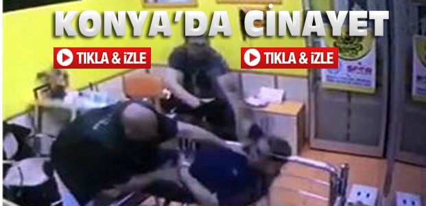 Konya'da Spor Salonunda Cinayet-VİDEO