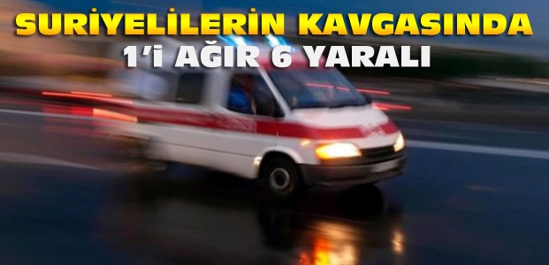 Konya'da Suriyeliler kavga etti:6 yaralı