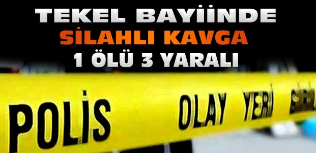 Konya'da Tekel Bayiinde Silahlı Kavga:1 Ölü 3 Yaralı