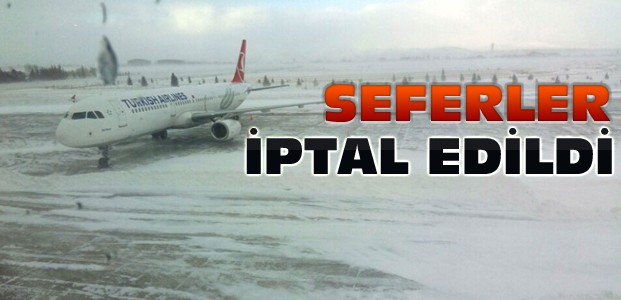 Konya'da Tüm Uçak Seferleri İptal Edildi