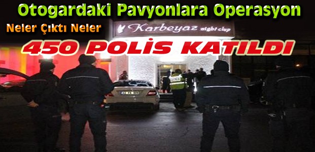 Konya'daki eğlence mekanlarına 450 polisle operasyon