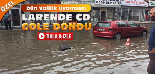 Konya'daki Yağış Bazı Yerleri Göle Çevirdi-VİDEO