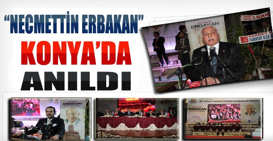 Necmettin Erbakan  2. Yıl Dönümünde Konya'da Anıldı