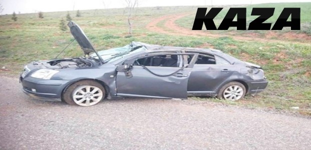 Otomobil Takla Attı:1'i Ağır 2 Yaralı