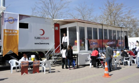 Selçuk Üniversitesinde kan bağışı kampanyası