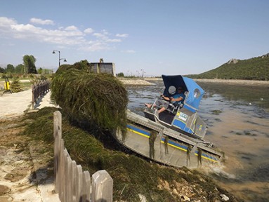 Seydişehir Kuğulu Park'ın Göletleri Temizleniyor
