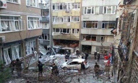 Taksim'de Patlama Anı-VİDEO