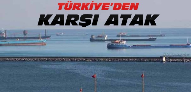 Türkiye 27 Rus Gemisini Tutukladı