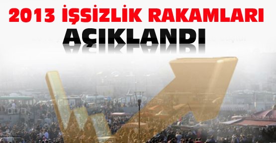 Türkiye'nin 2013 İşsizlik Rakamları Açıklandı