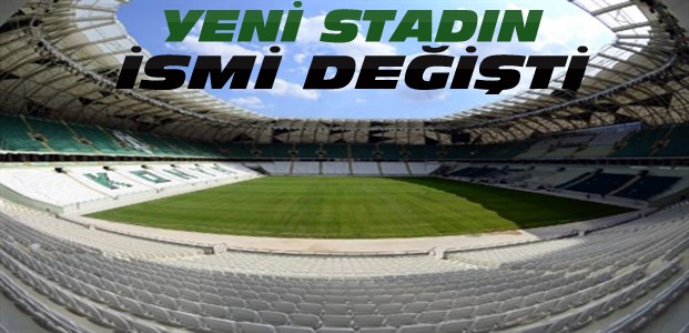 Yeni Konya Stadyumu’nun İsmi ’Değişti