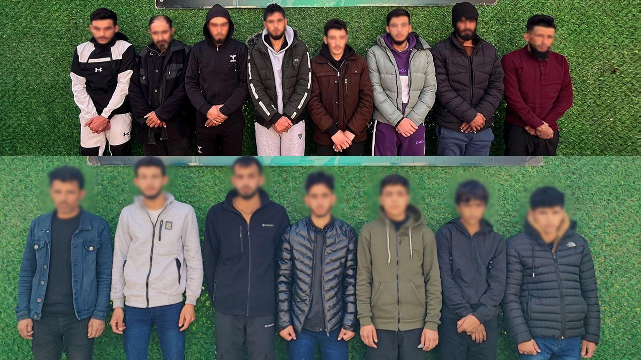 Konya'da 13 Kaçak Göçmen Yakalandı!
