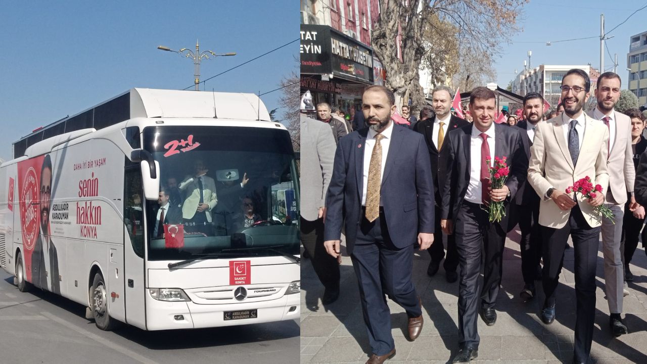 Saadet Partisi'nden Konya'da Konvoy ve Yürüyüş Etkinliği!