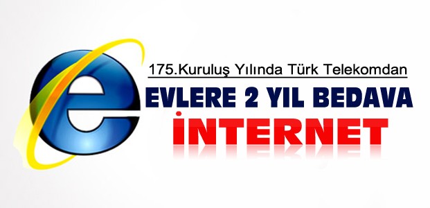 Türk Telekom'dan Evlere Bedava İnternet